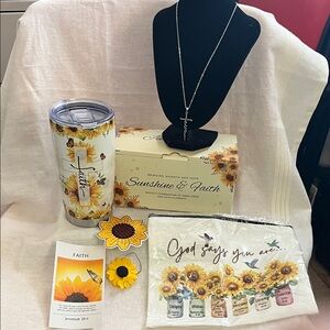 Sunshine and Faith Sunflower Gift Bundle